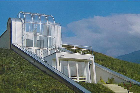Einfamilienhaus in Hanglage von Architekt Horst Parson