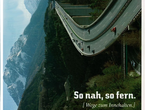 Tirol Werbung Plakat Europabrücke