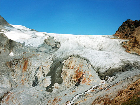Noch bestehende Gletscherzunge