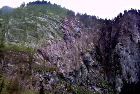 Kletterwand  in Ginzling im Zillertal