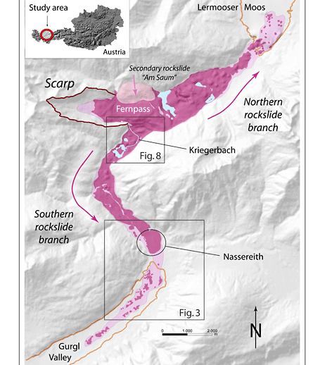 Geologische Grafik zum Fernpass-Bergsturz