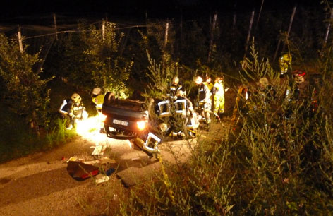 Tödlicher Verkehrsunfall in Südtirol bei Auer