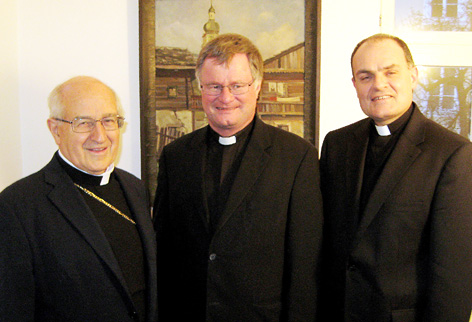 Erzbischof Luigi Bressan, Bischof Manfred Scheuer und Bischof Ivo Muser
