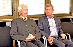 Karl Berktold und Anton Steixner bei der Gerichtsverhandlung