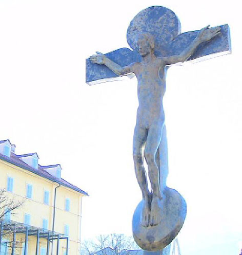 Rudi Wach, Kreuz, Skulptur