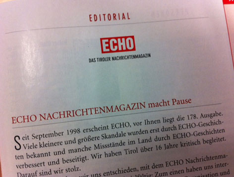Nachrichtenmagazin ECHO