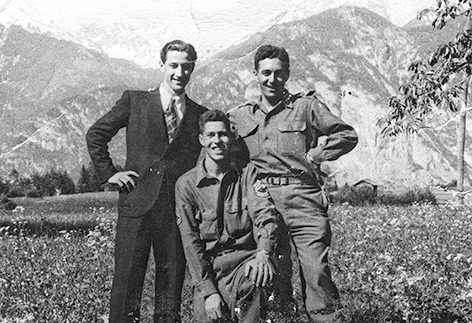 Franz Weber, Hans Wijnberg und Fred Mayer
