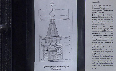 Skizze von orthodoxer Kapelle