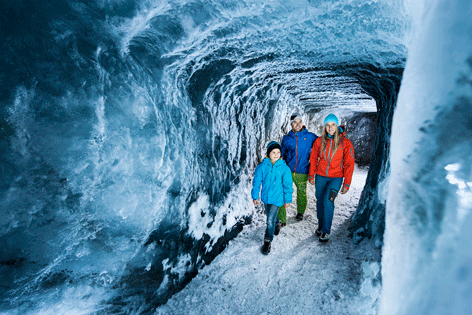 Eisgrotte Stubaier Gletscher