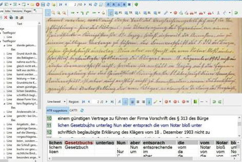 Mit der Software Transkribus können historische Handschriften automatisch entschlüsselt werden