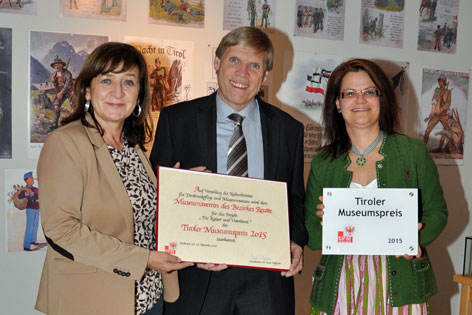 Übergabe Tiroler Museumspreis