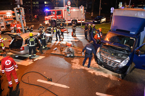 Schwerer Verkehrsunfall in Innsbruck