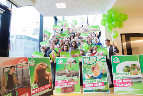 Wahlkampfauftakt der Grünen in Telfs