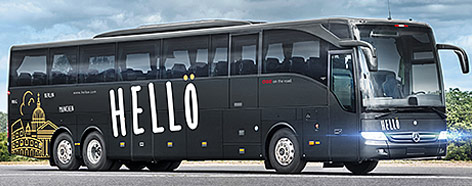 Hellö-Bus der ÖBB