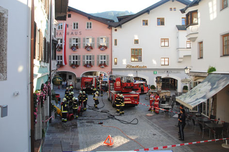 Feuerwehreinsatz Kitzbühel