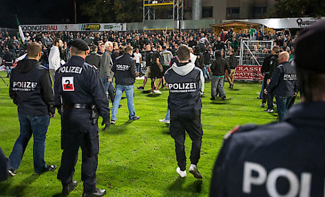 Ausschreitungen der Fans bei Wattens-Heimsieg gegen Wacker Innsbruck