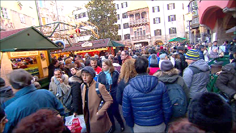 Weihnachten Einkauf Innsbruck Altstadt