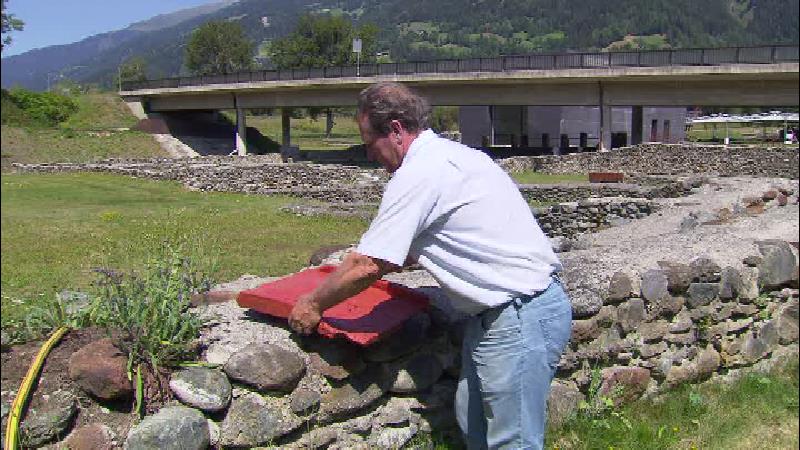 Dachziegel aus der römischen Siedlung Aguntum
