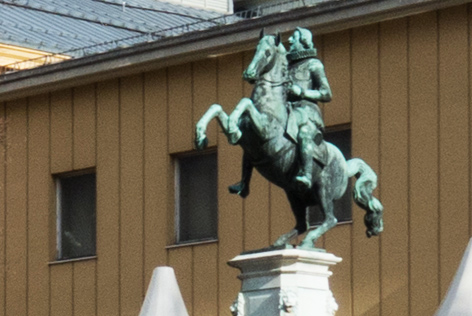 Reiterstandbild am Leopoldsbrunnen