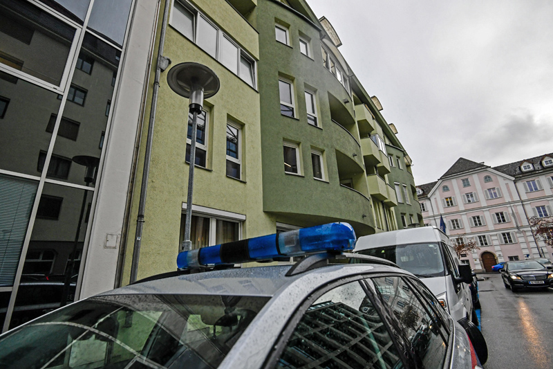 Tatort in der Michael Gaismairstraße Innsbruck